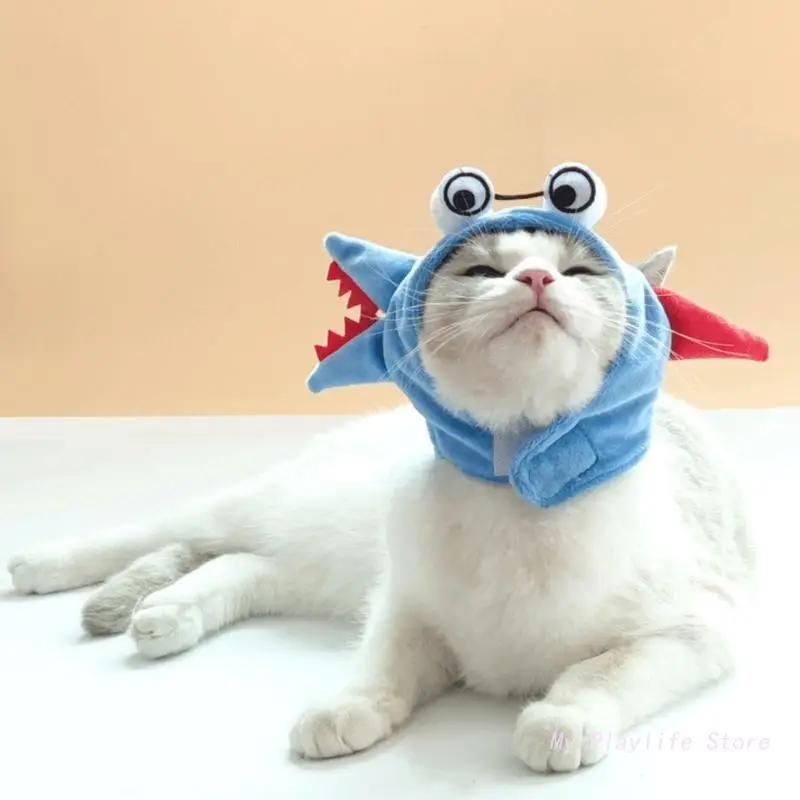 

Зимняя теплая шапка-котенок для костюма маленького питомца