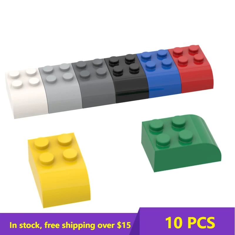 

10PCS MOC Bricks Compatible Assembles Particles Particles 6215 2x3 for Building Blocks DIY Educational High-Tech Spare Toys