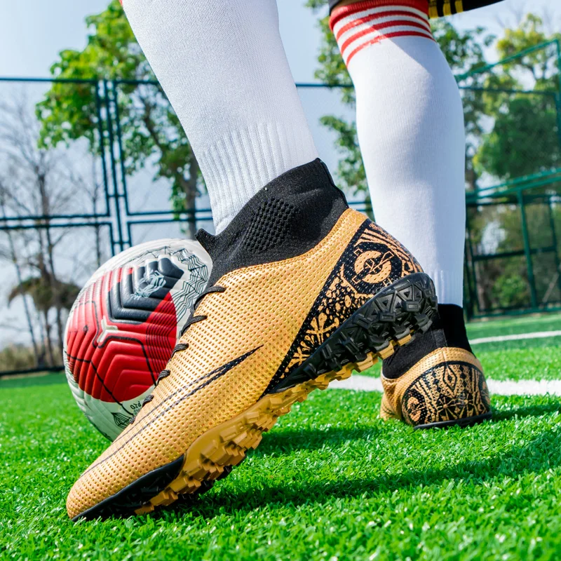 Men Football Boots Outdoor Original Soccer Cleats Shoes Comfort Non-slip Training Sneakers Turf Futsal Tenis Soccer Hombre