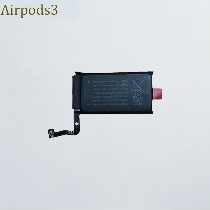 Фото Сменный аккумулятор для Apple Airpods4 Pro2, перезаряжаемые батареи, аккумулятор для зарядного чехла Airpods3, аккумулятор для Airpods1st 2nd 3r №3
