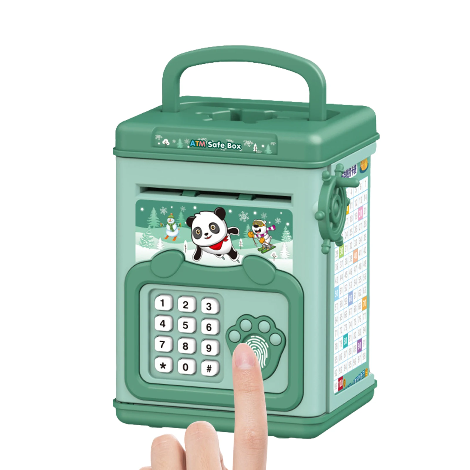 

Piggy Bank For Kids Electronic Password Kids Money Bank With Auto Money Roll In Children's Money Bank Suitable For Birthday