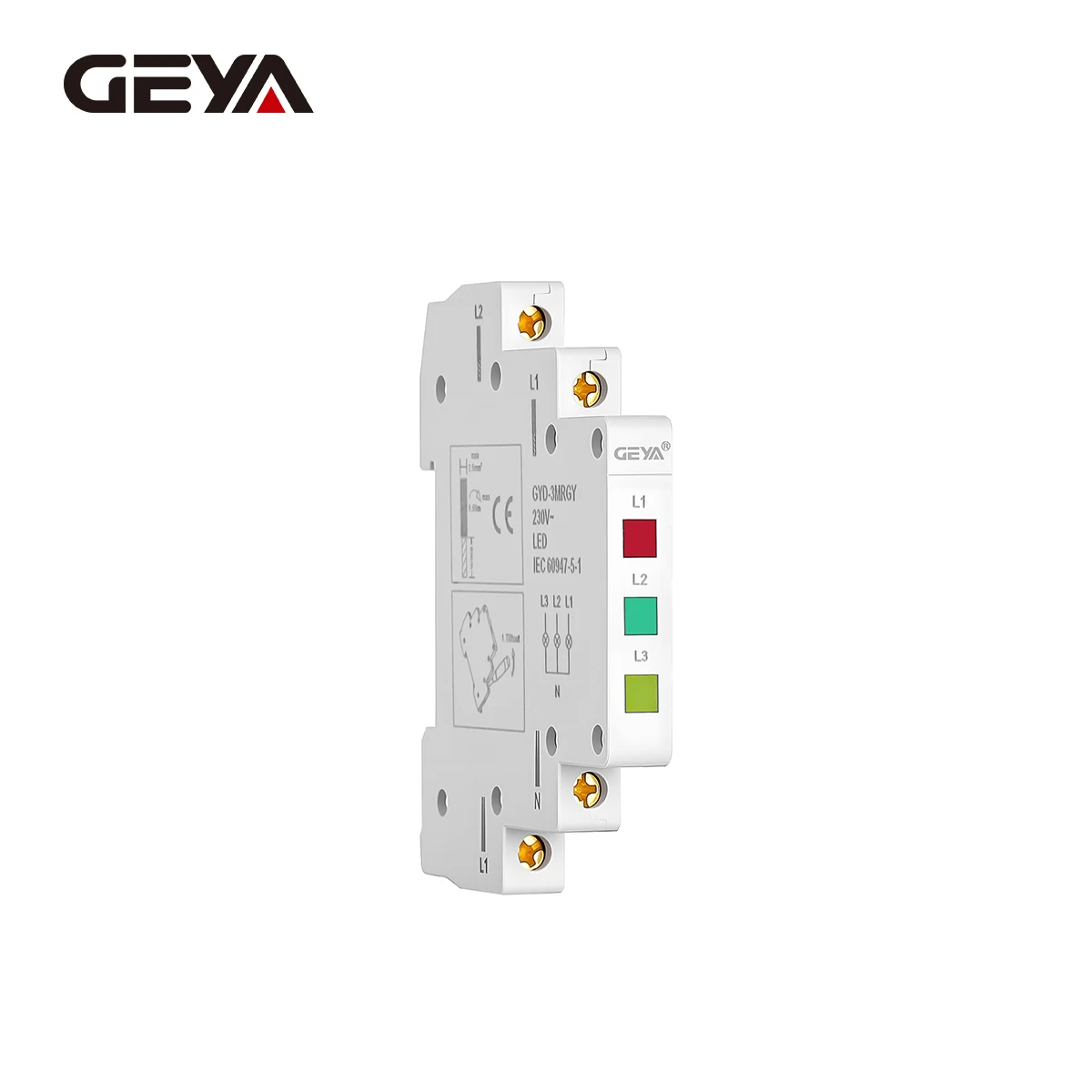 

GEYA GYD-3MRYG модульная сигнальная лампа