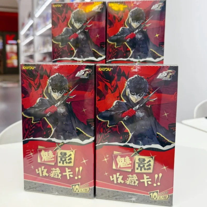 Фото Коллекционные карточки Kayou Persona 5 The Royal Phantom, первая серия, официальные оригинальные игровые карточки для взрослых коллекционеров №1