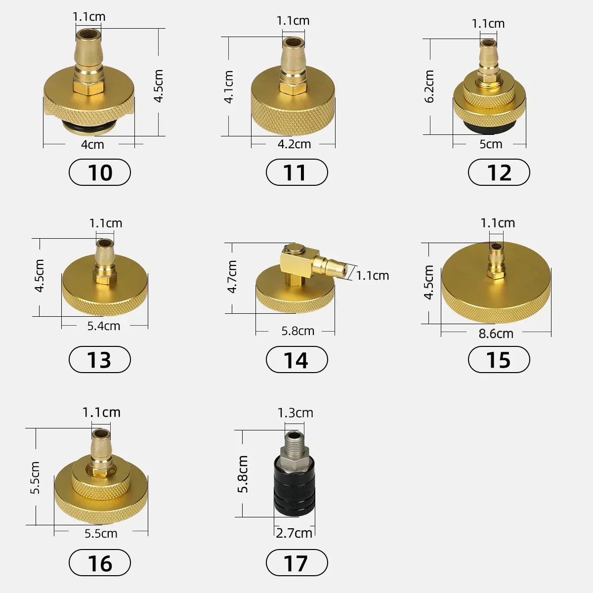 Адаптер для тормозной жидкости соединитель автомобильной 17 шт. разъем масляного