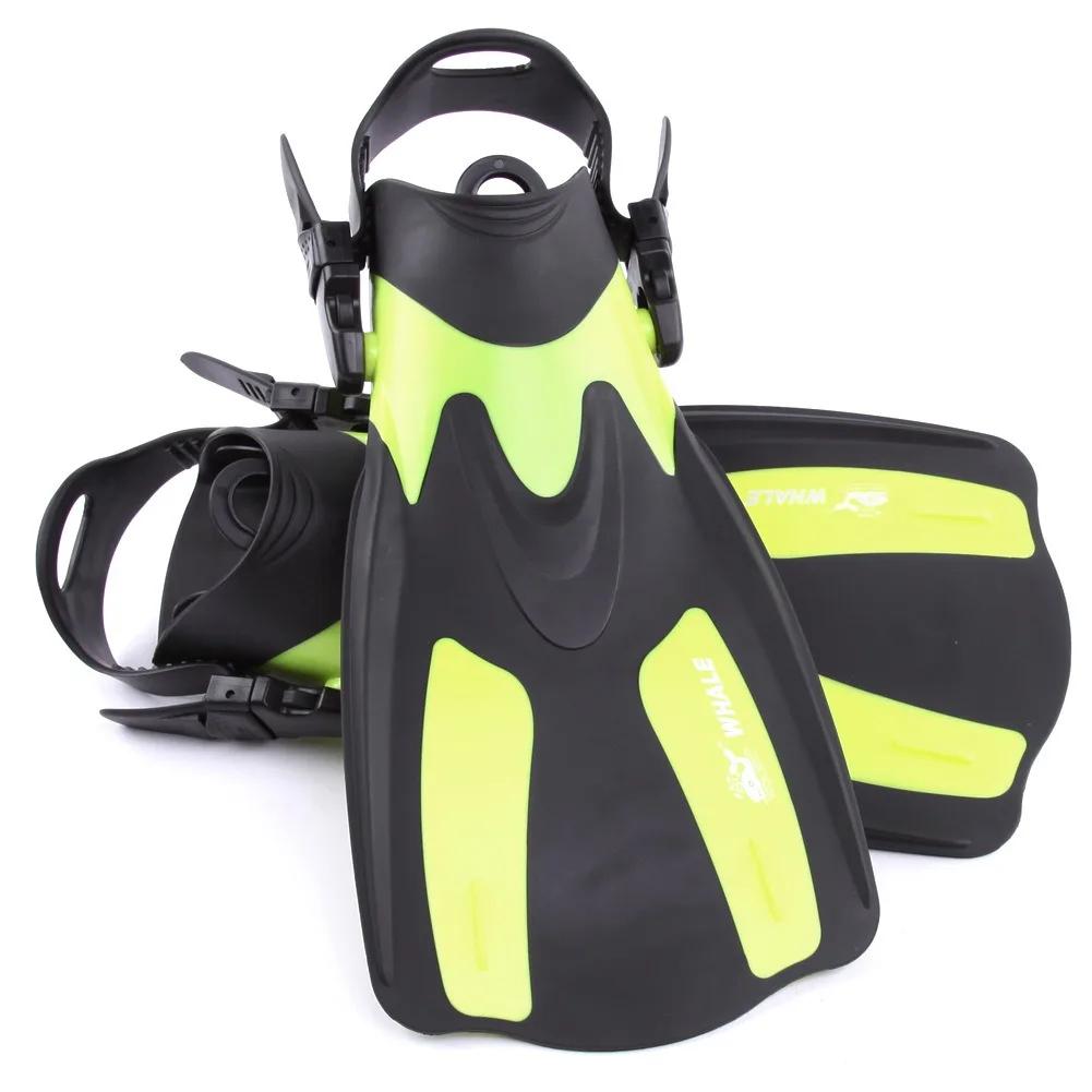 Полосатые короткие ласты для подводного плавания глубоководные дайвинга