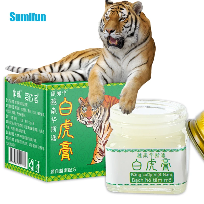 

100% Original Tiger Balm White Red Tiger Ultra Strength Pain Relief Cream Rub Muscle Painkille Body Massage Medical Plaster