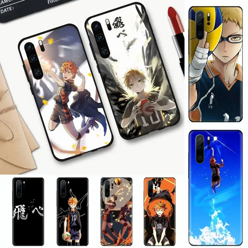 

Hot Anime Volleyball Haikyuu Phone Case For Huawei honor Mate mate P 10 9X 10i 20 30 40 y7 nova 5t lite pro p smart 2019