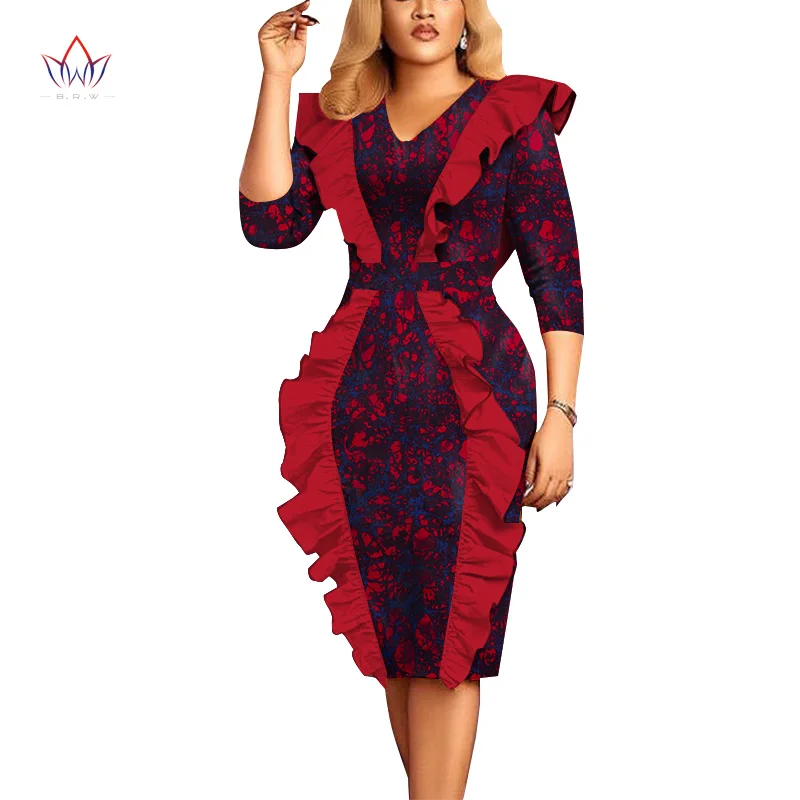 

Платье женское вечернее Плиссированное с длинным рукавом, WY789