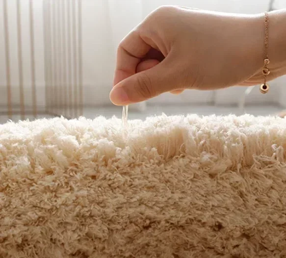 Утолщенный круглый ковер грязеотталкивающий туалетный столик для детской