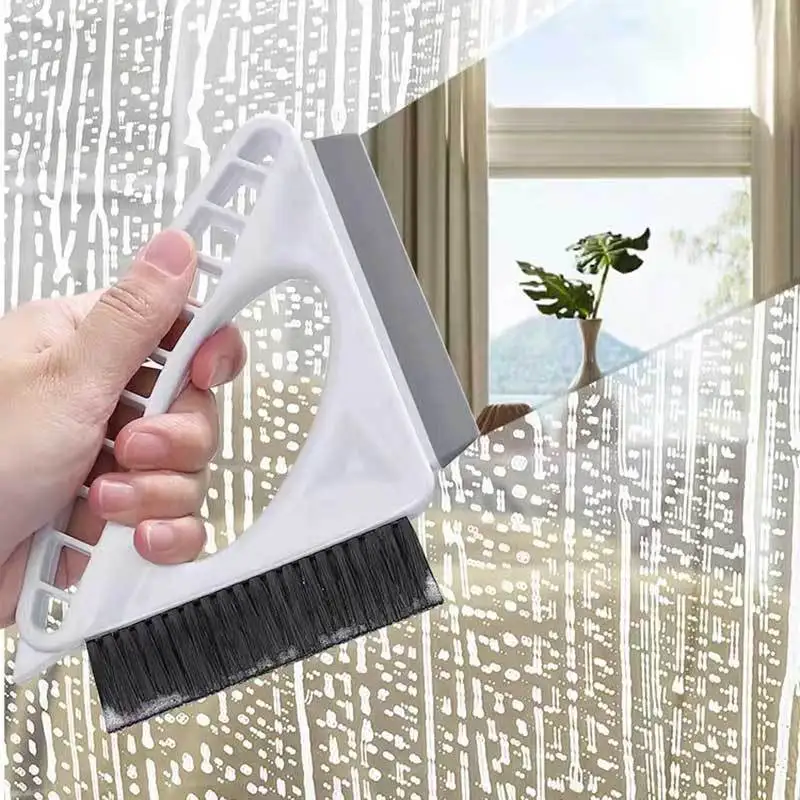 

3 IN 1 Window Washing Brush Glass Wiper Scraper for Car Glass Window Squeegee Household Cleaning Tools for Home Gadgets Tools