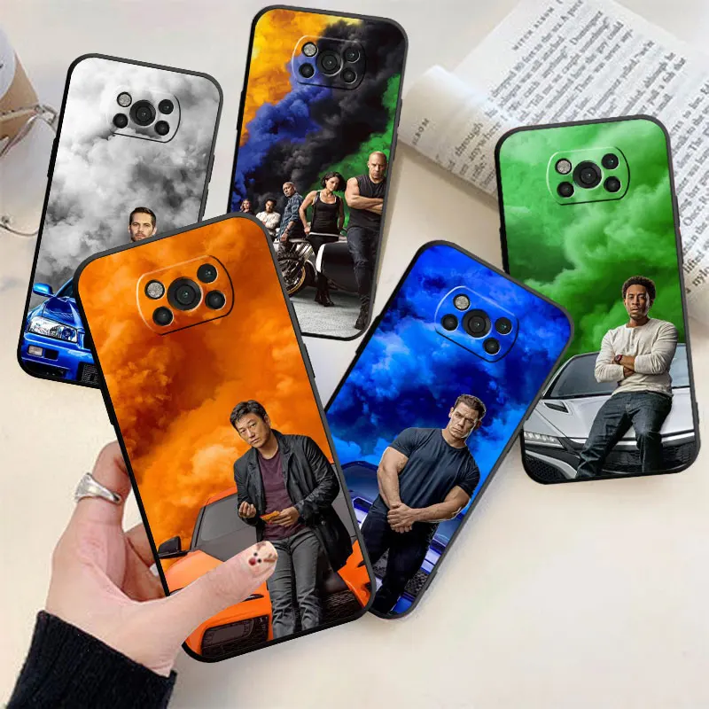 

Fast And Furious Phone Case For Xiaomi Poco M5 X3 X4 X5 NFC M3 C40 Pro For MI 12 11 10T 12T Lite Note 10 TPU Cover Coque