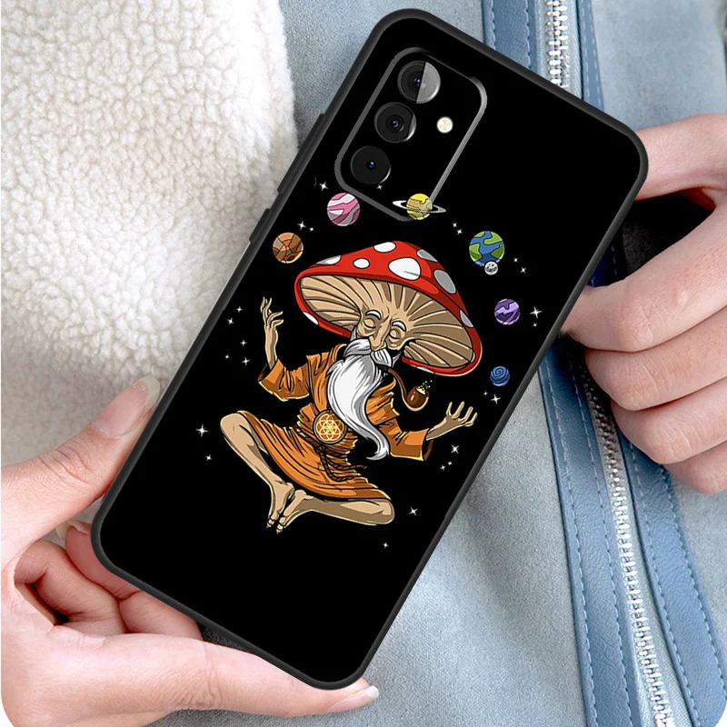 Волшебный гриб инопланетянин Триппи чехол для телефона Samsung Galaxy A15 A25 A35 A55 A54 A34 A14 A13