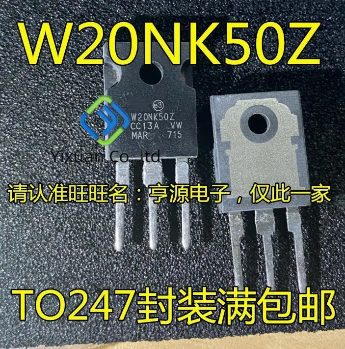 

20pcs original new STW20NK50Z W20NK50Z TO-247 MOS FET