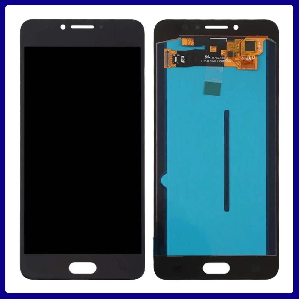 Фото C7 Pro C7010 AMOLED ЖК-дисплей OLED для Samsung, дигитайзер сенсорного экрана, замена, ремонт, оптовая продажа, сборка SM-C7010 OEM ORI №3