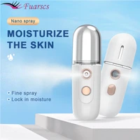 fuarscs portable usb rechargeable face mist nano sprayer facial body nebulizer steamer face humidifier instrument spot cleaner