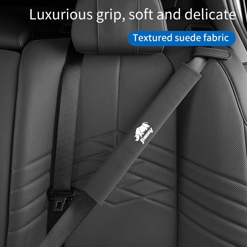 Удлиненный чехол на ремень безопасности из искусственной кожи 40 см наплечная