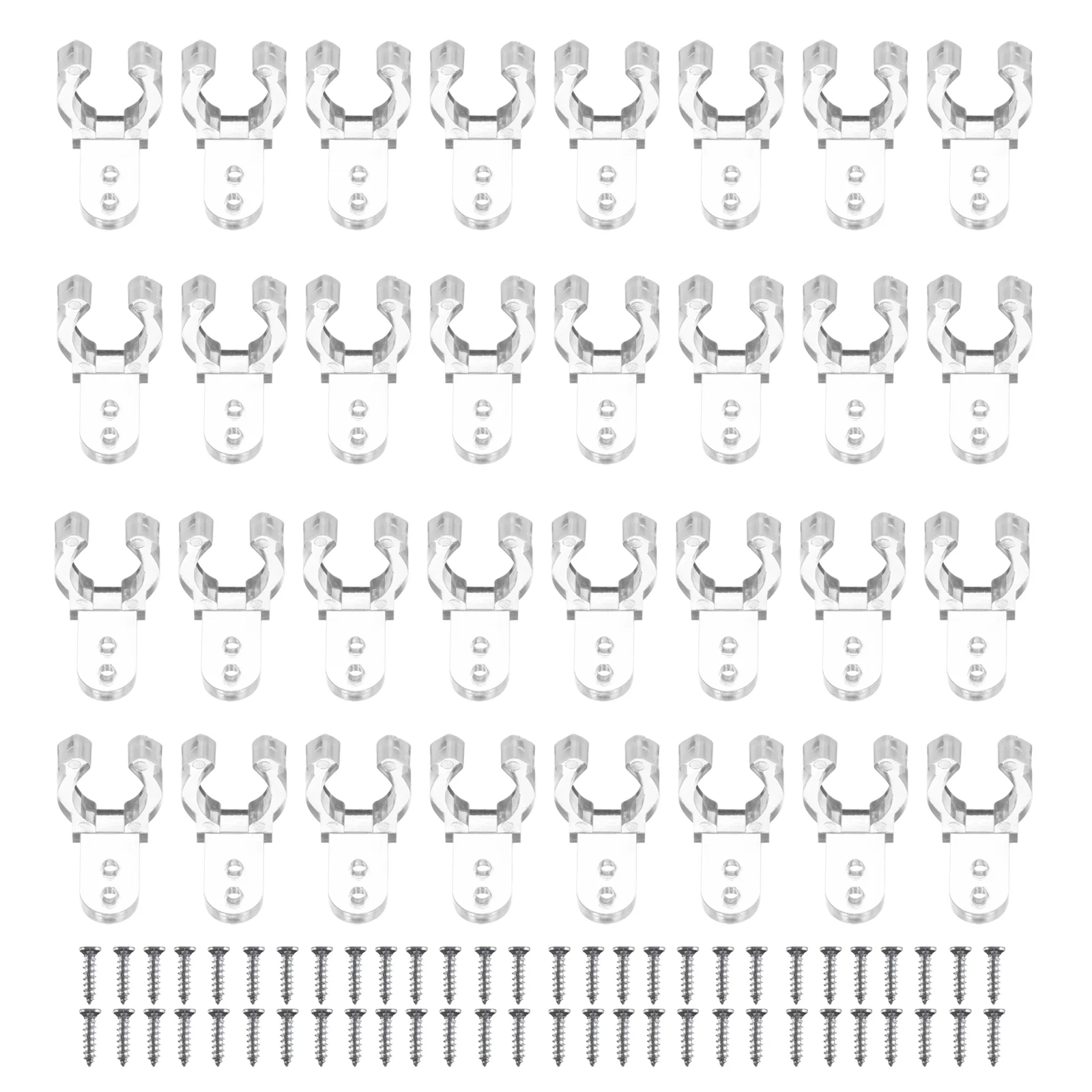 

Light Clips Strip Led Rope Holder Hook Clip Decor Partyorganizer Line Wire Gutter Fix Clamps Mounting Fixingwall Cord Brackets