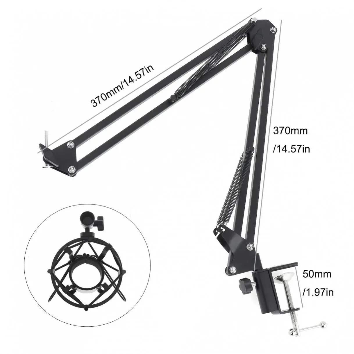 BM 800 Профессиональный Конденсаторный Микрофон Черный