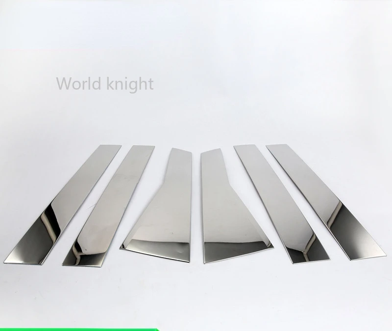 

CarManGo Car Accessories Door Window Middle Column Chrome Pad Trim Cover Frame Sticker Decoration for Honda CR-V 5th 2017-2021