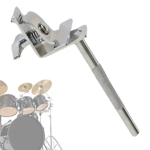 Стандартный зажим держателя Cowbell для бас-барабана, монтажный кронштейн, регулируемый барабанный инструмент, мощный инструмент Cowbell для джема