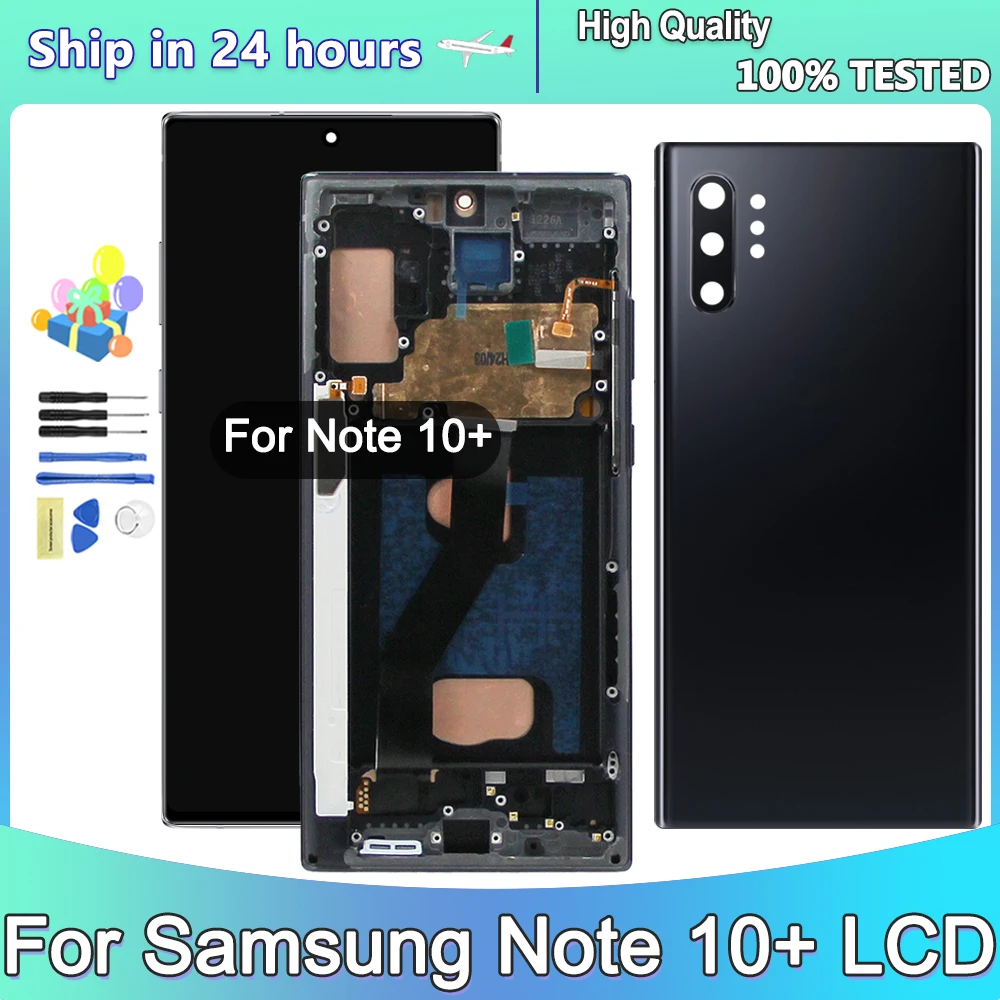 TFT для Samsung Note 10 Plus ЖК-дисплей SM-N975F SM-N975U Замена дигитайзера сенсорного экрана в