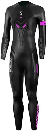 

Wetsuit 5/3mm - Women's Endorphin Full Sleeve Smoothskin Neoprene for Open Water Swimming Ironman & USAT Approved Neoprene bat c