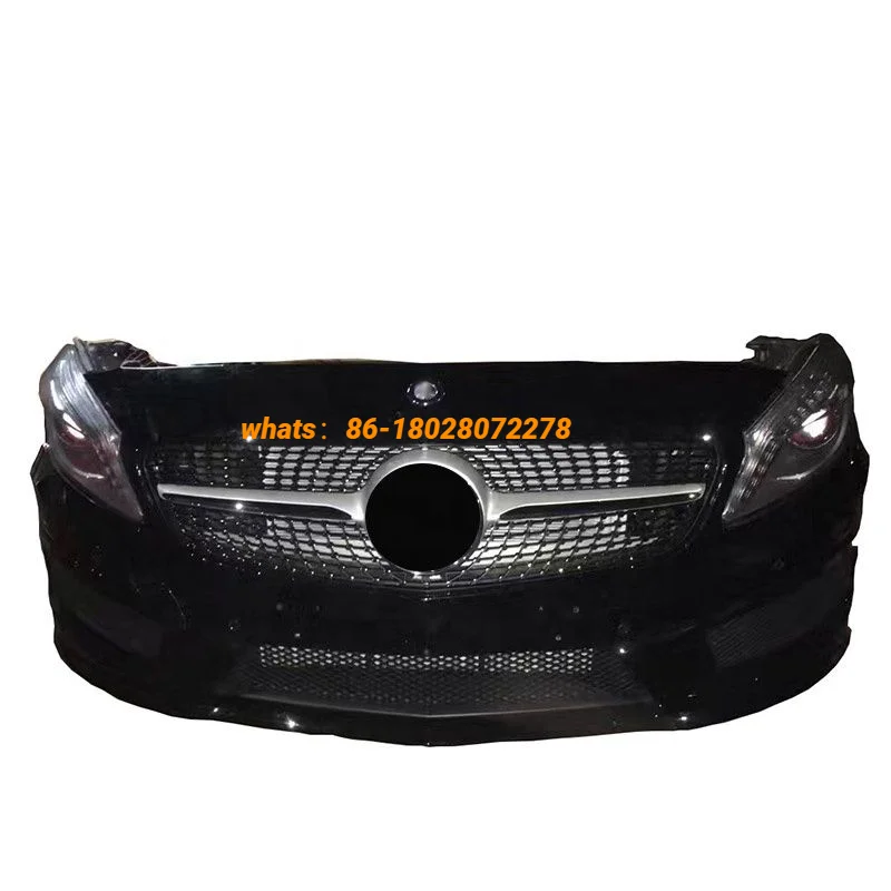 

Parts Customization For Mercedes Benz A Class 169 176 177 Front Bumper LED Headlight For Benz Front Car Bumper Plate Auto Parts
