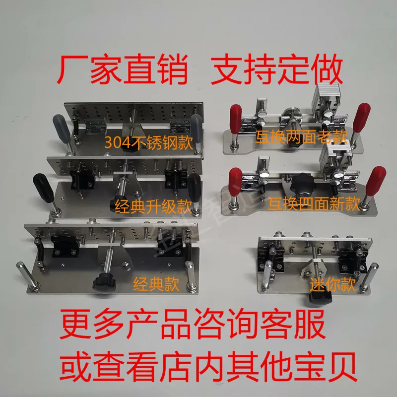 Ручной V-образный зажим ленточный шлифовальный станок профессиональный