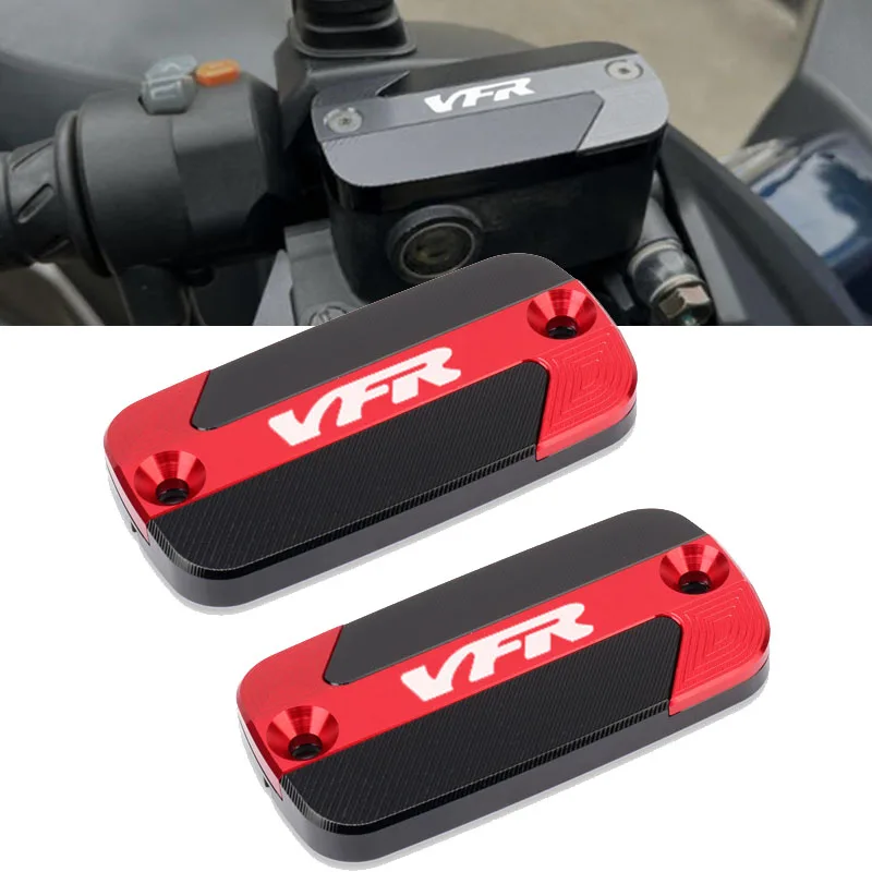 

CNC Front Brake Fluid Reservoir Oil Cup Cap Master Cylinder Cover For HONDA VFR 800 VFR800 VFR800X VFR800F Crosstoure