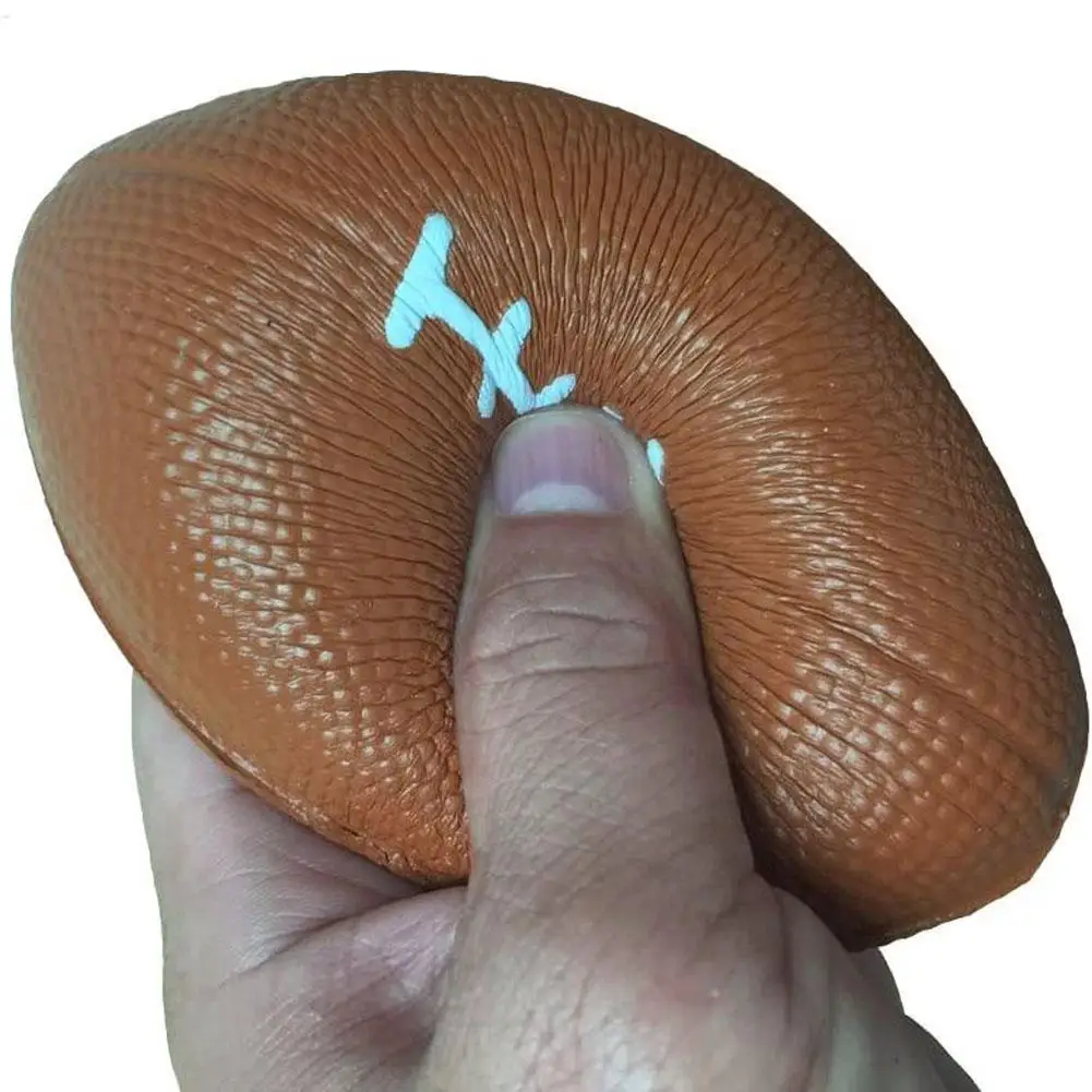 

Регби декомпрессионная игрушка овальной формы игрушка-антистресс мяч инструмент для детей ручной офисный мяч надувной Упражнение на запяс...