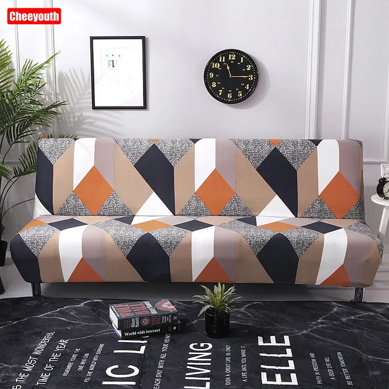 

Cheeyouth Universal Armless Elastic Sofa Cover All Inclusive Folding Sofa Bedspread Cover Fitted Sheet All Cover Sofa Towel