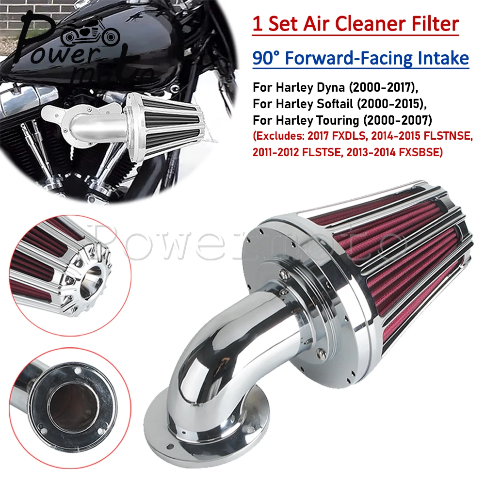 Аксессуары для мотоциклов массивный воздушный фильтр вперед Harley Touring 2000-2007 Dyna