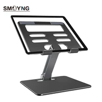 SMOYNG Aluminum Alloy Foldable Desk Tablet Phone Stand Metal Holder Portable Support For iPad Pro 12 9 Desktop Mount Bracket