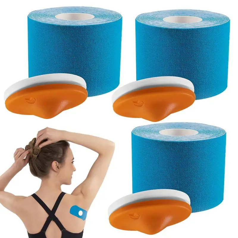 

Sports Tape With Trigger Button Waterproof Physio Sports Tape For Injuries Pregnancy Muscle Knee Joint Support Swelling Relaxing