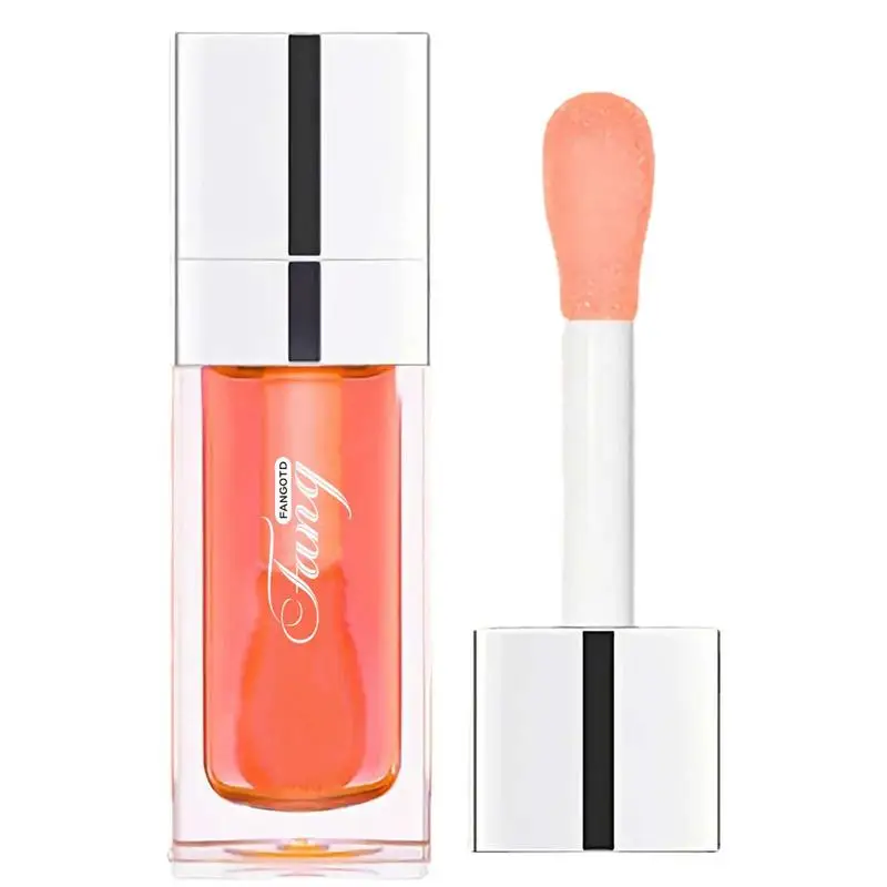 

Lip Glow Oil Hydrating Lip Gloss Tinted 6ml Plump Lip Gloss Lip Care Transparent Toot Lip Oil Tinted Glass Lip Glow Oil
