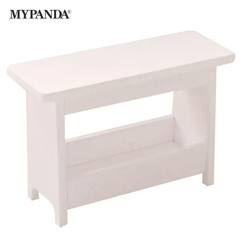 

1:12 Dollhouse Mini Stool Desk Table Model Cabinet Bookshelf Miniature Wooden Furniture Decor Accessories Toy