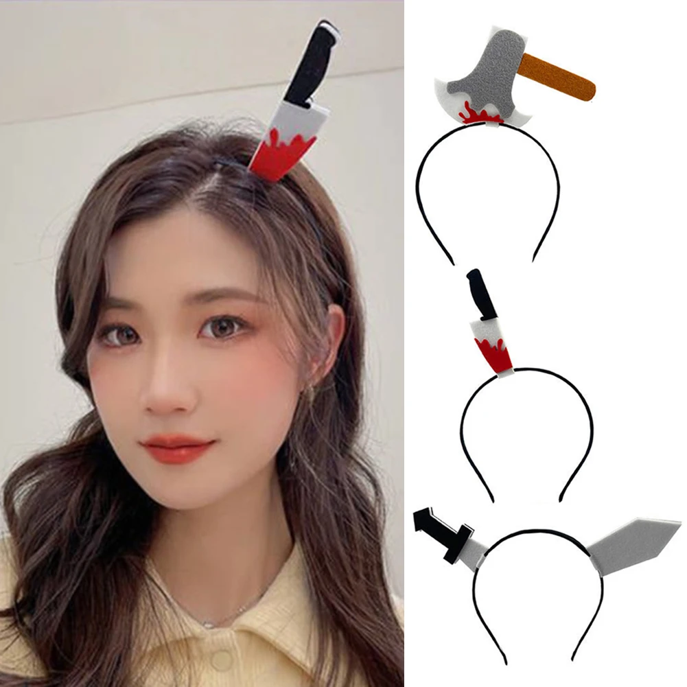 

Ужасная повязка на Хэллоуин украшение страшный нож аксессуары для Хэллоуина реквизит Товары для Хэллоуина вечеривечерние мероприятия Хэллоуина