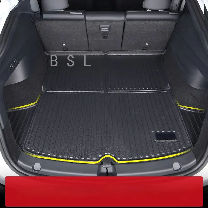 

For Tesla Model Y Mats All Weather Cargo Liners Durable Premium TPE Boot Mats Rear Trunk Mat