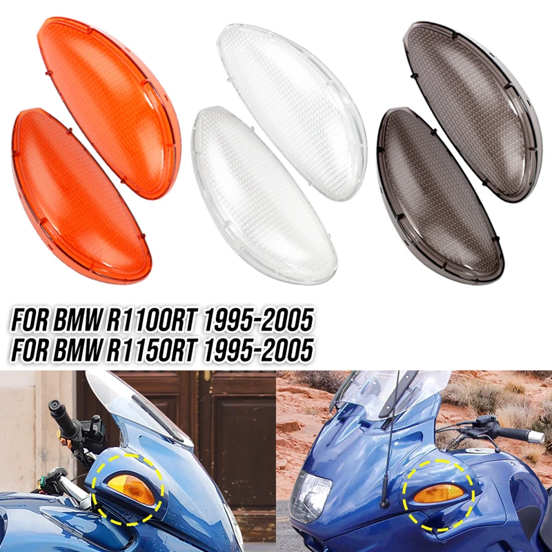 Motorcycle Front Turn Signal Light Indicator Blinker Lens Cover For BMW R1150RT R1100RT R 1150 1100 RT 1995-2005 2004 2003 2002