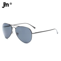 jm pilot sunglasses men women metal frame uv400 pn2024