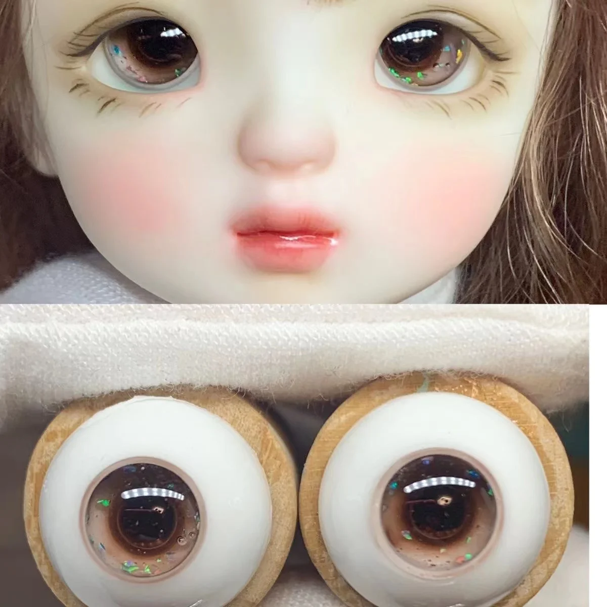 Безопасные глаза 1/3 1/4 1/6 имитация стекла BJD кукла глазные яблоки игрушки