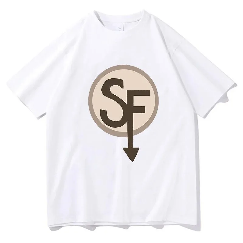 Футболка женская летняя с принтом лица и коротким рукавом