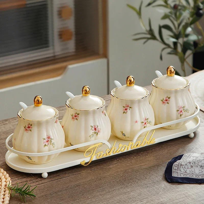 Легкая роскошная банка для приправ кухонная бытовая креативная