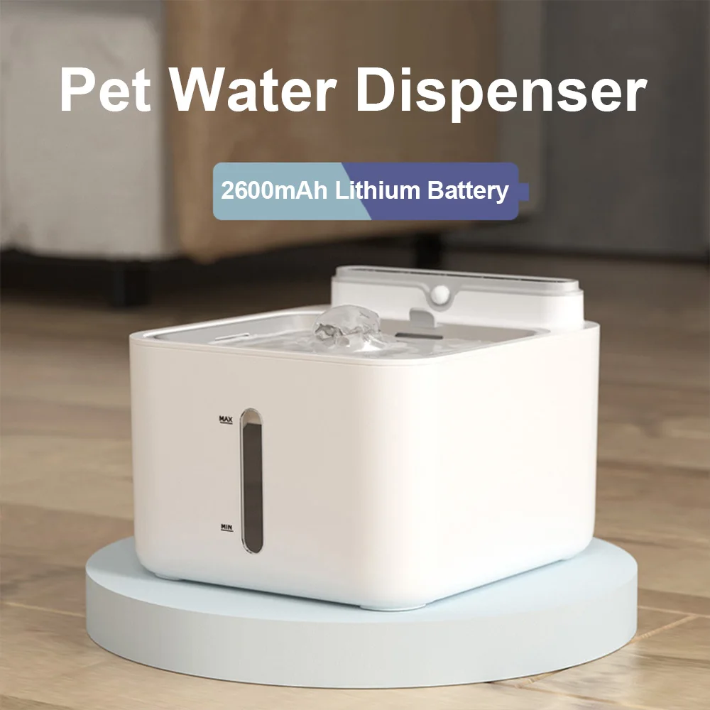 

Cat Water Fountain Filter Wireless Sensor Drinker Pet Feeder for Pet Cat Dog Feeder Pet Water Dispenser Auto Drinking Fountain