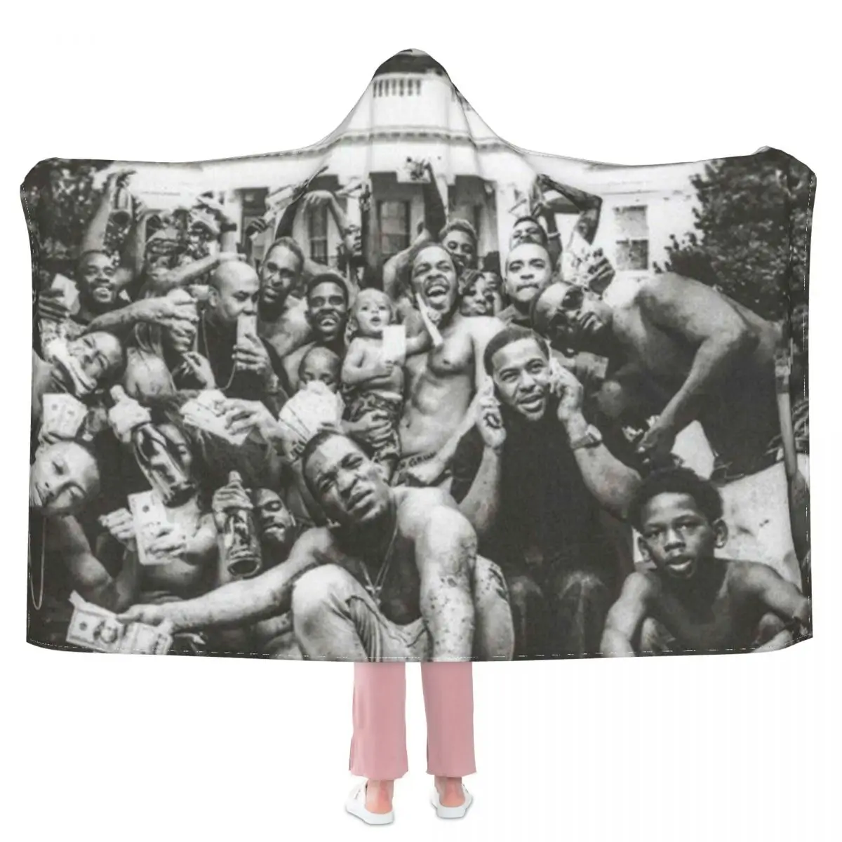 

Одеяло для счастливых людей Kendrick Lamar k dot to pimp a butterfly для фотосъемки, мягкое одеяло с капюшоном, дешевое семейное покрывало