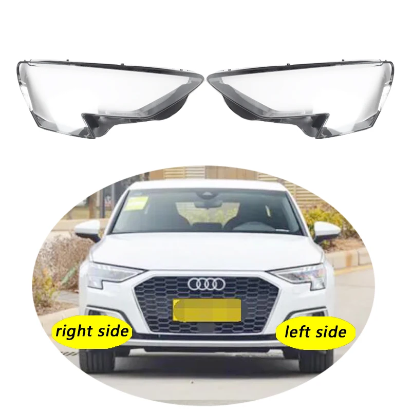 

Use For Audi A3 2021-2022 Transparent Headlamp Cover Lamp Shade Front Headlight Shell Lampshade Lens shell