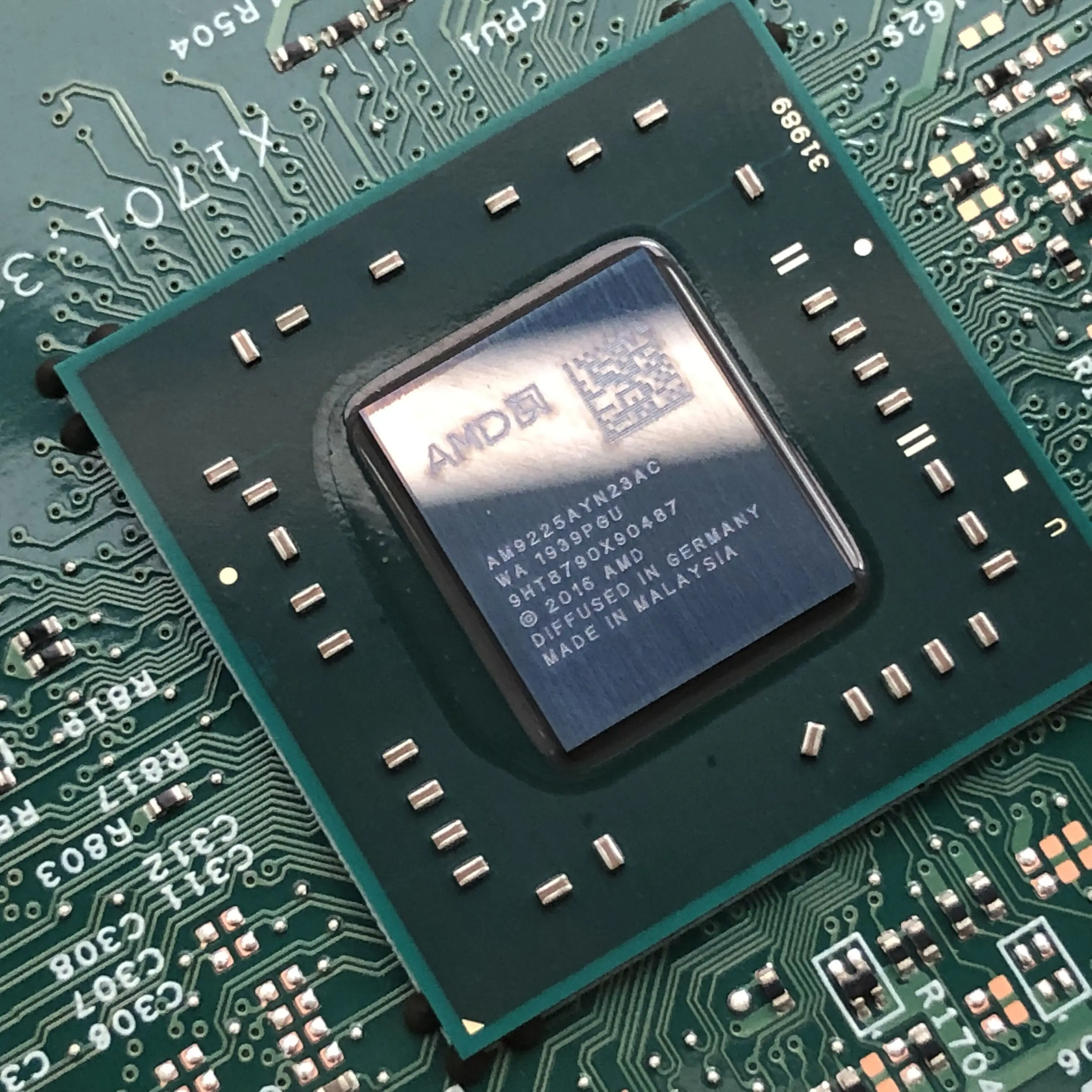 Восстановленный для DELL INSPIRON 15 3565 SERIES AMD A6-9225 CPU DDR4 материнская плата ноутбука ПК 3HY7P