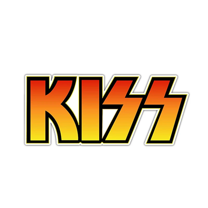 

FUYOOHI внешние/защитные модные наклейки KISS автомобильная наклейка водостойкая солнцезащитная наклейка для ноутбука, грузовика, чемодана, автоаксессуары