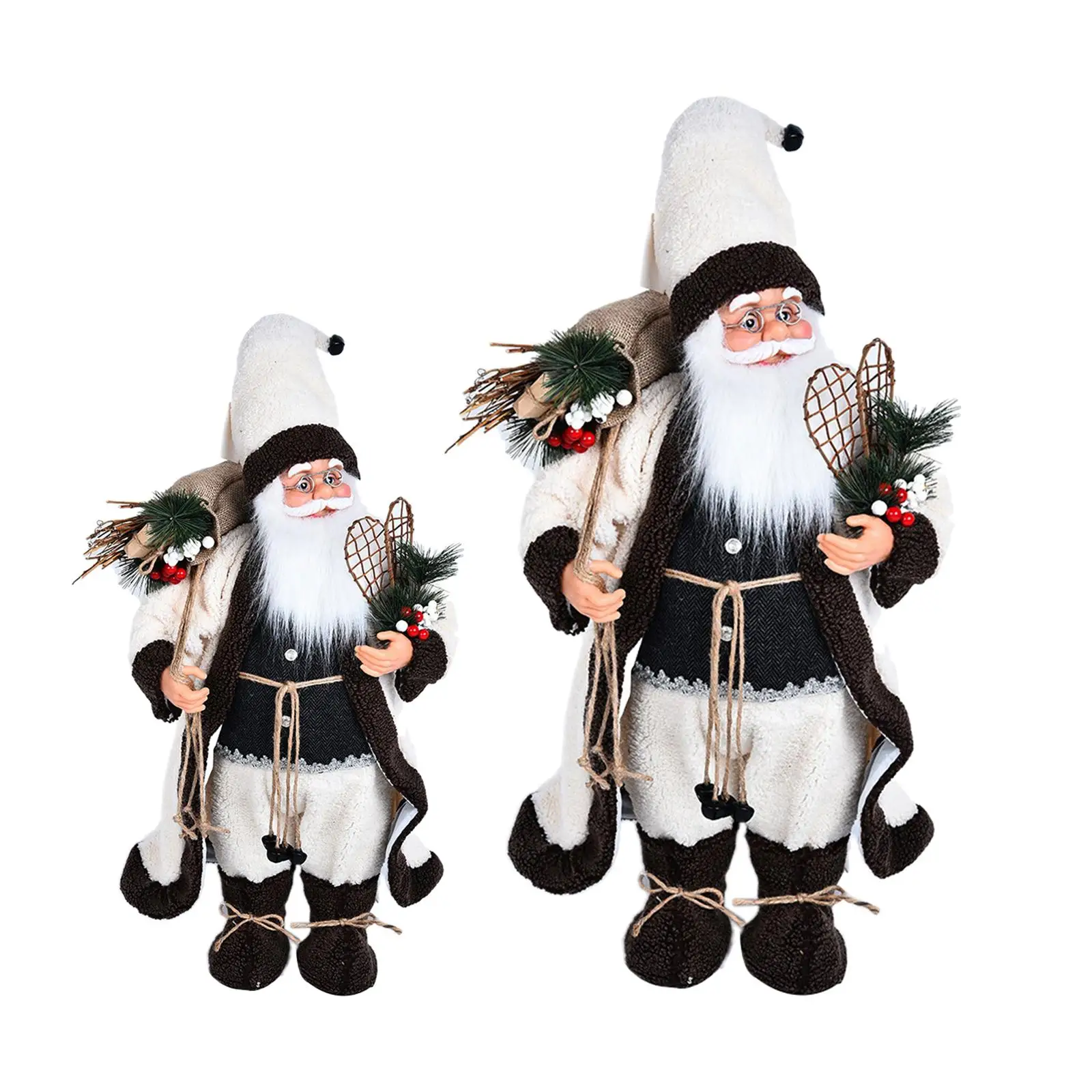 

Кукла Санта-Клаус, коллекционные предметы, подарок на вечерние, Рождество, милое украшение для двери дома, Настенный декор для мальчиков, девочек, семьи и детей