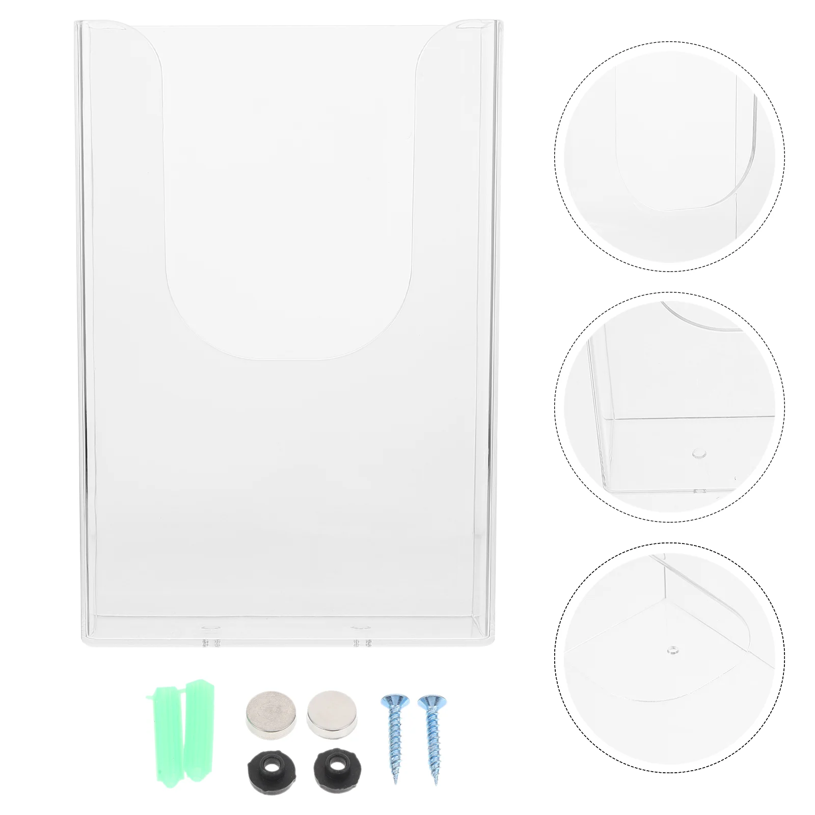 

Holder Brochure Stand Pamphlet Booklet Display Wall Mountliterature Clear